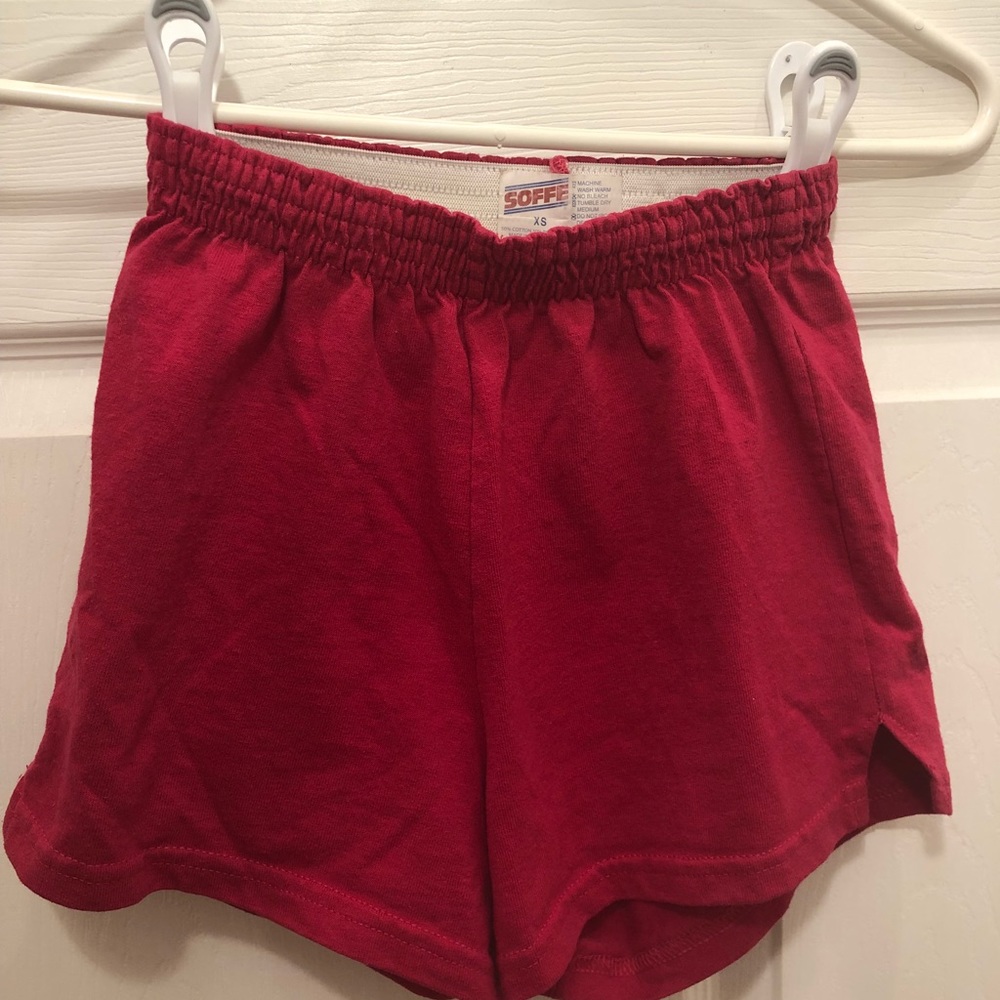 Hot pink Soffe athletic shorts